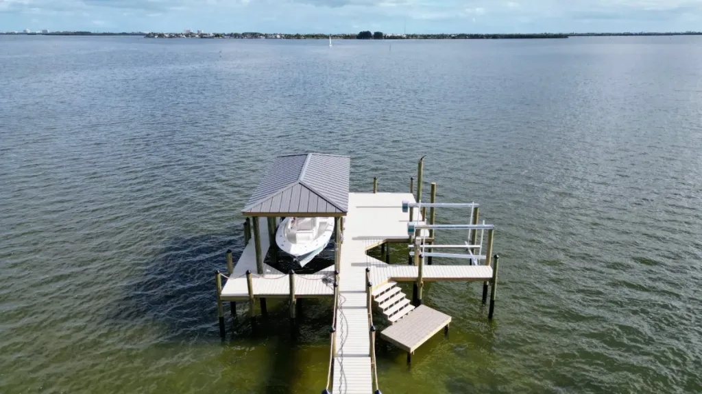 Boat lift Building Project Melbourne FL.