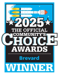 2025 Community Choice Award Brevard Winner Badge