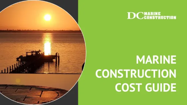Marine Construction Cost Guide Resource
