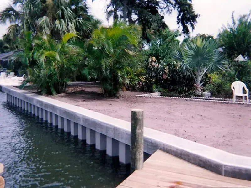 Top Quality Concrete Block Seawall Construction