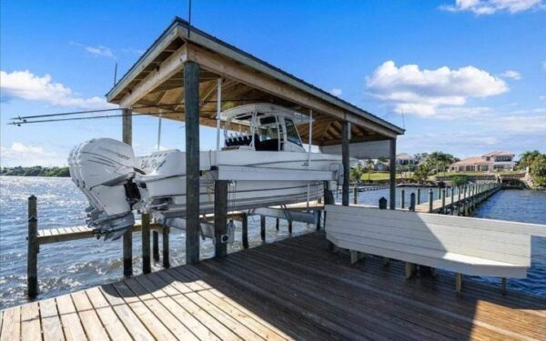 boat house in Palms Shores