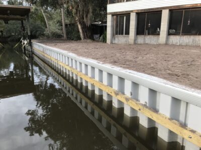 vinyl seawall slider