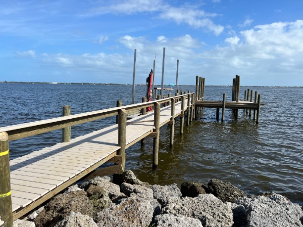 top notch dock pilings