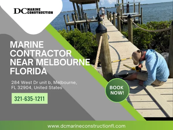 Marine contractor near Melbourne Florida experienced
