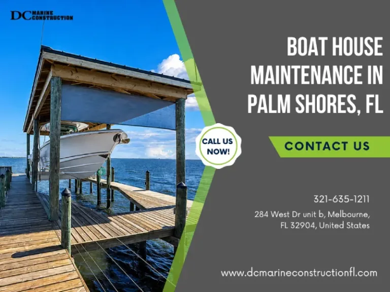 Boat house maintenance in Palm Shores, Florida