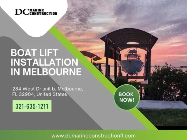 Boat Lift Installation Costs in Melbourne