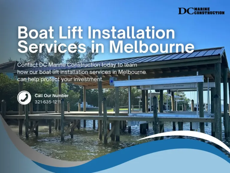 Boat lift installation services in Melbourne