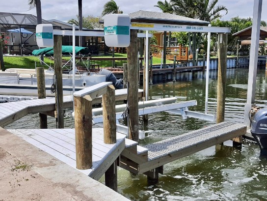 boat lift installation company Melbourne easy access